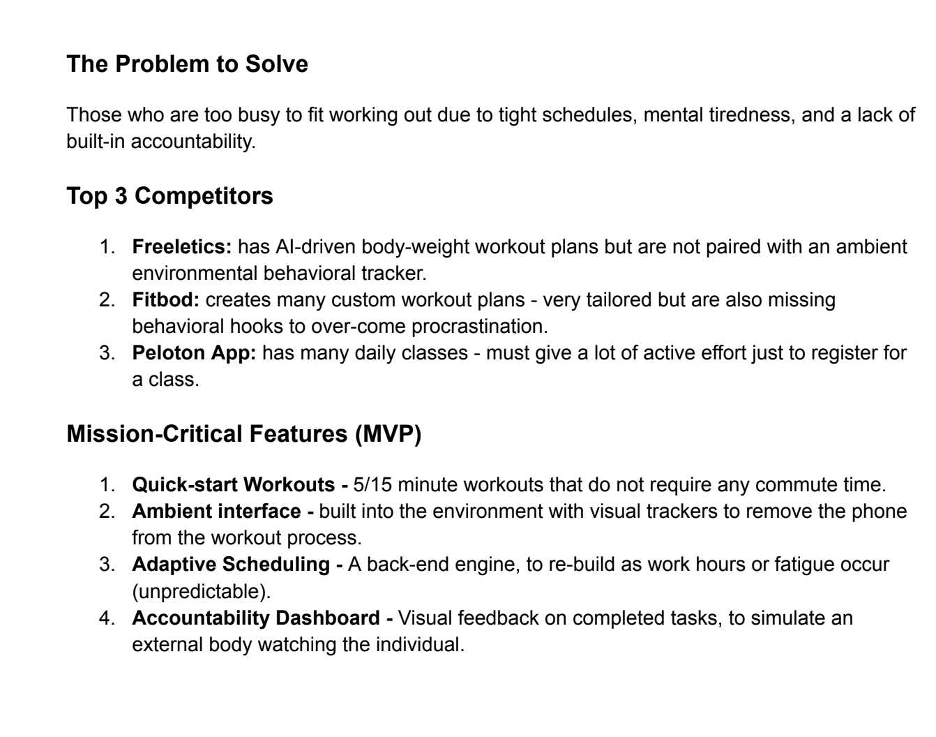 Pulse — onboarding and calendar connection.